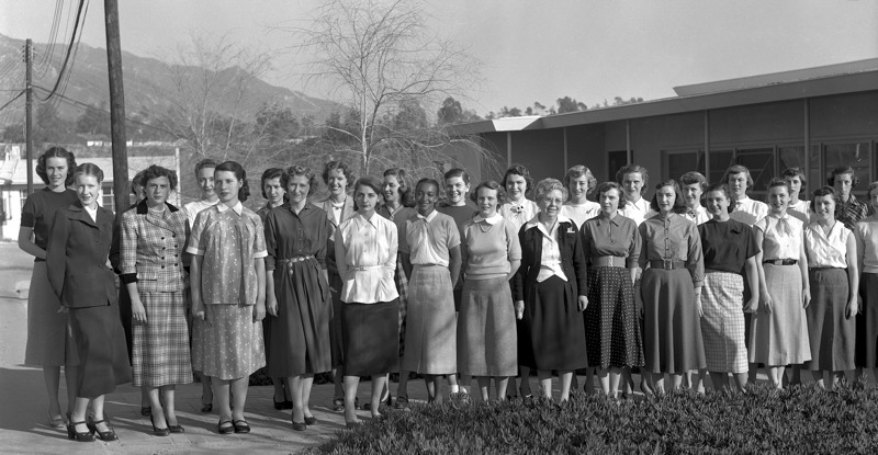 The JPL “computing section” in 1953. Courtesy NASA/JPL-Caltech